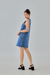 Della Denim Mini Dress